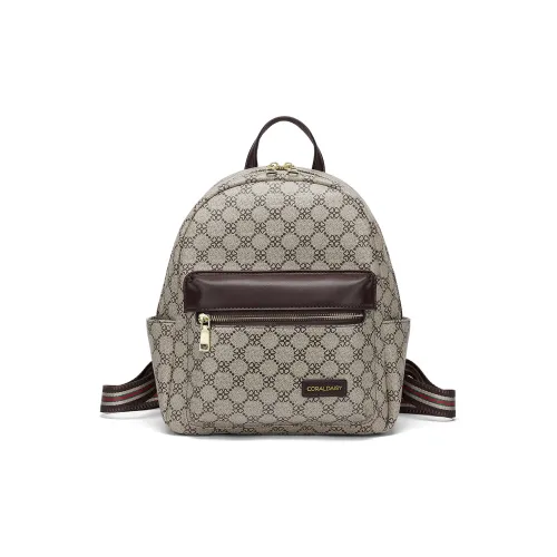 CORALDAISY PVC Backpack Regular Unisex Lead Gray