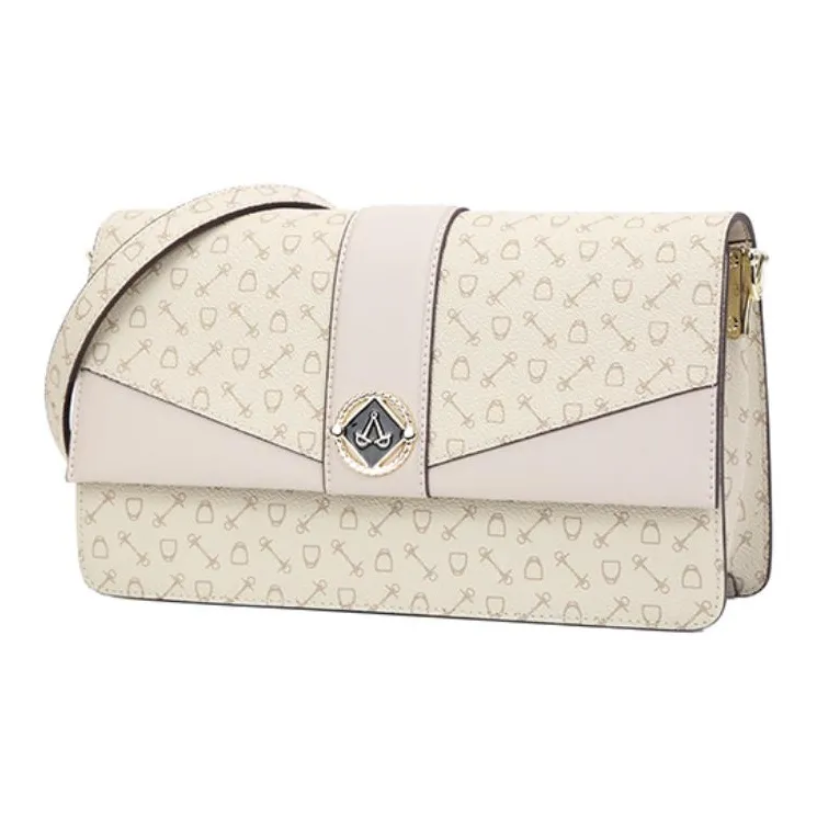 Why Artificial Leather Small Square Bag, Crossbody Bag, Shoulder Bag Medium Size Women's Apricot-1