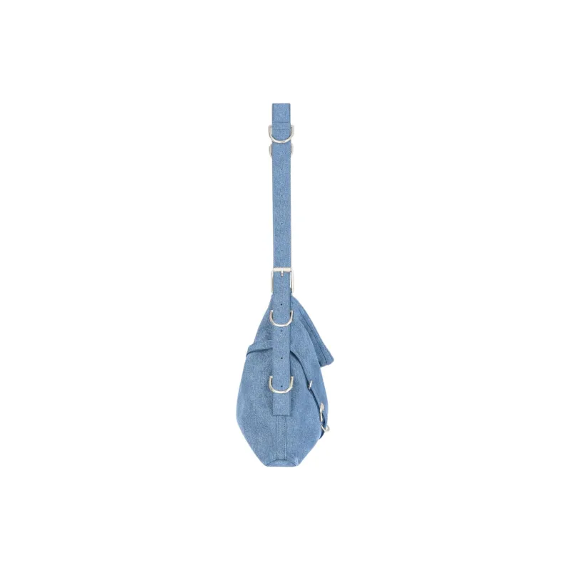 Givenchy Voyou Denim Handbag, Shoulder Bag Women's Medium Blue-1