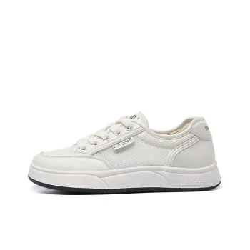 HLA White Breathable Height Increasing Versatile Casual Sports Skateboard Shoes Women's