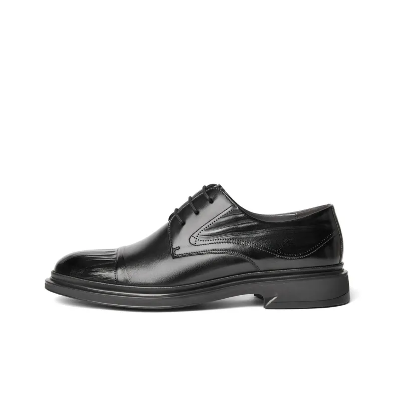 BELLE Dress Shoes Men Low-Top Black-1