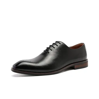 SHUPATE Dress Shoes Men Low Top Black/Brown