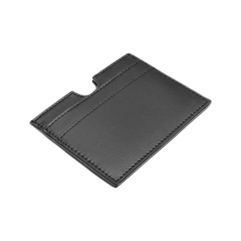 ZARA Polyurethane Card Holder Mini Men's Black-1