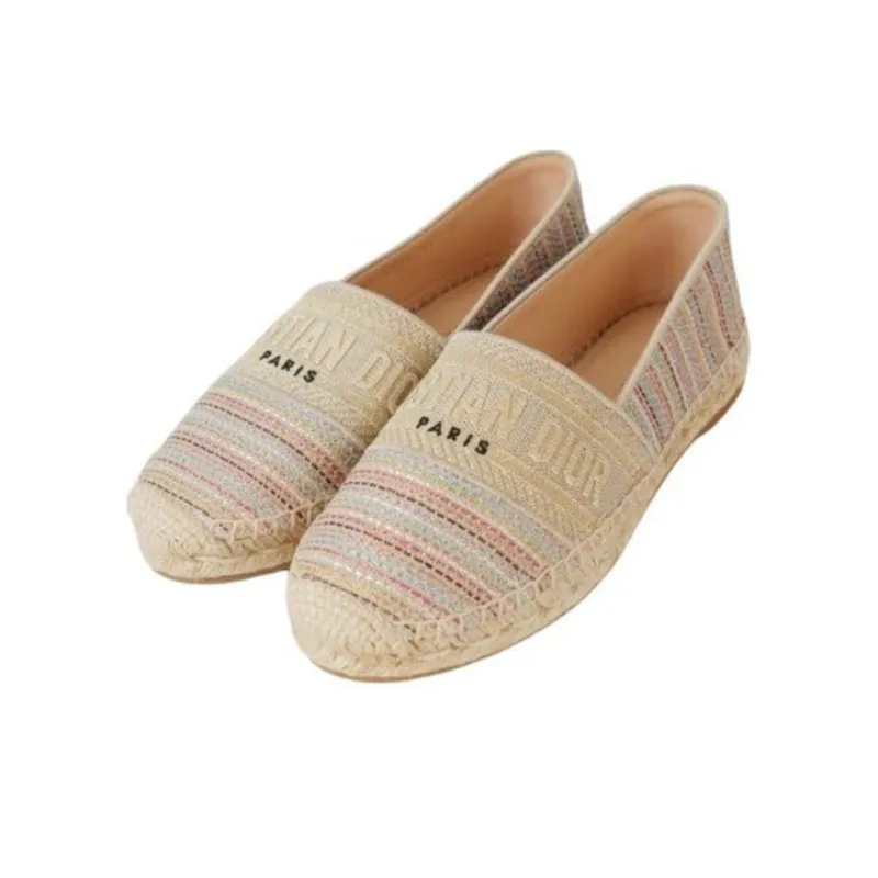 DIOR Granville Casual Single Shoes Women's Beige Yellow-2