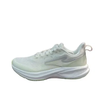Erke Bullets Cushioning, Breathable, Lightweight Low Top Running Shoes Women's Erke White