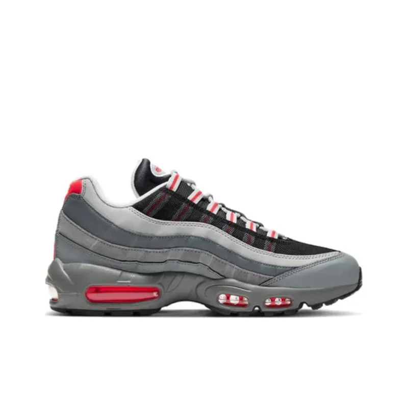 Nike Air Max 95 Essential Particle Grey Track Red-1