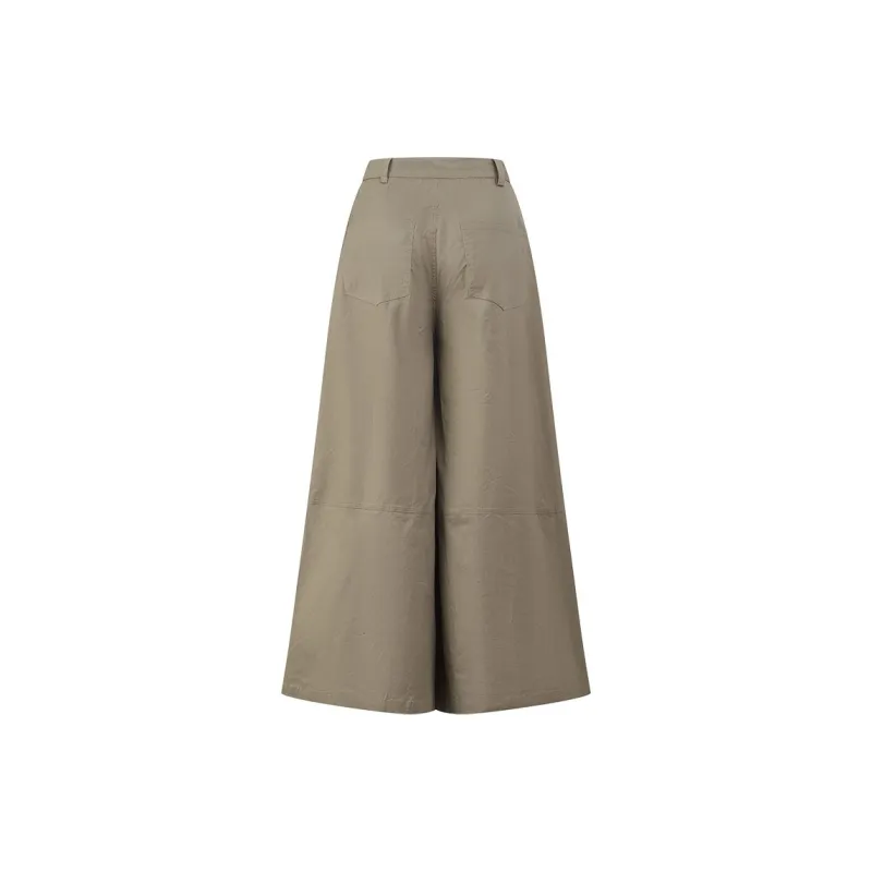 KIKAT Casual Pants Women's Khaki-1