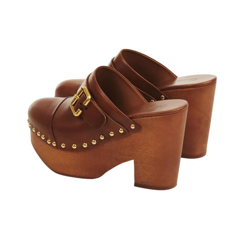 Chloé Jeannette Wedge Clogs-3