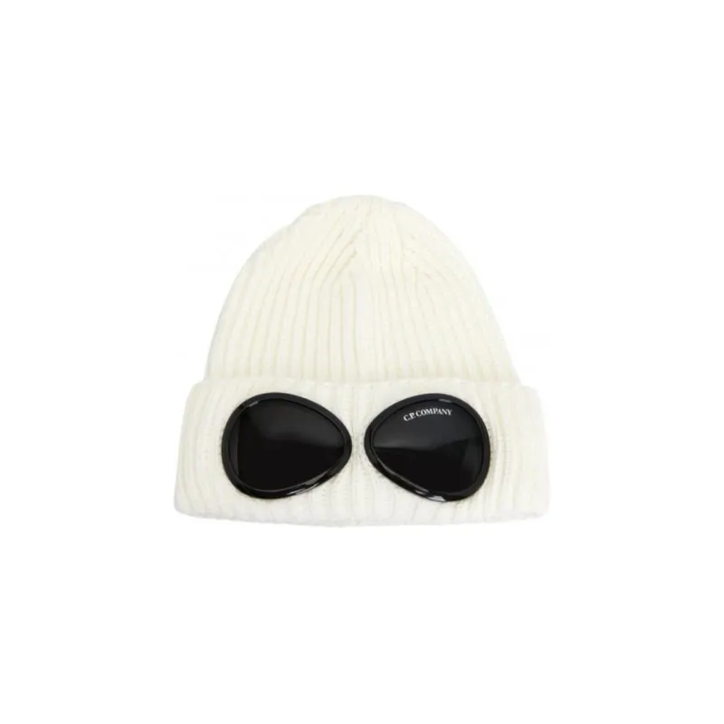C.P.Company Goggle embellished Rib knit Beanie-0