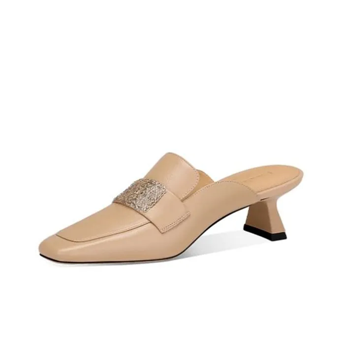 JESSICA SOPHIA Rubber Sole Metal Abrasion Resistant Slip Resistant Wrap toe Slippers Women's-5