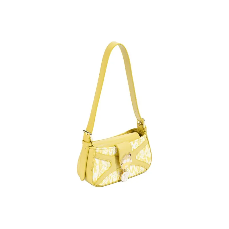 MACK JODAER Microfiber Synthetic Leather Cell Phone Pouch Regular Women's Light Yellow-2