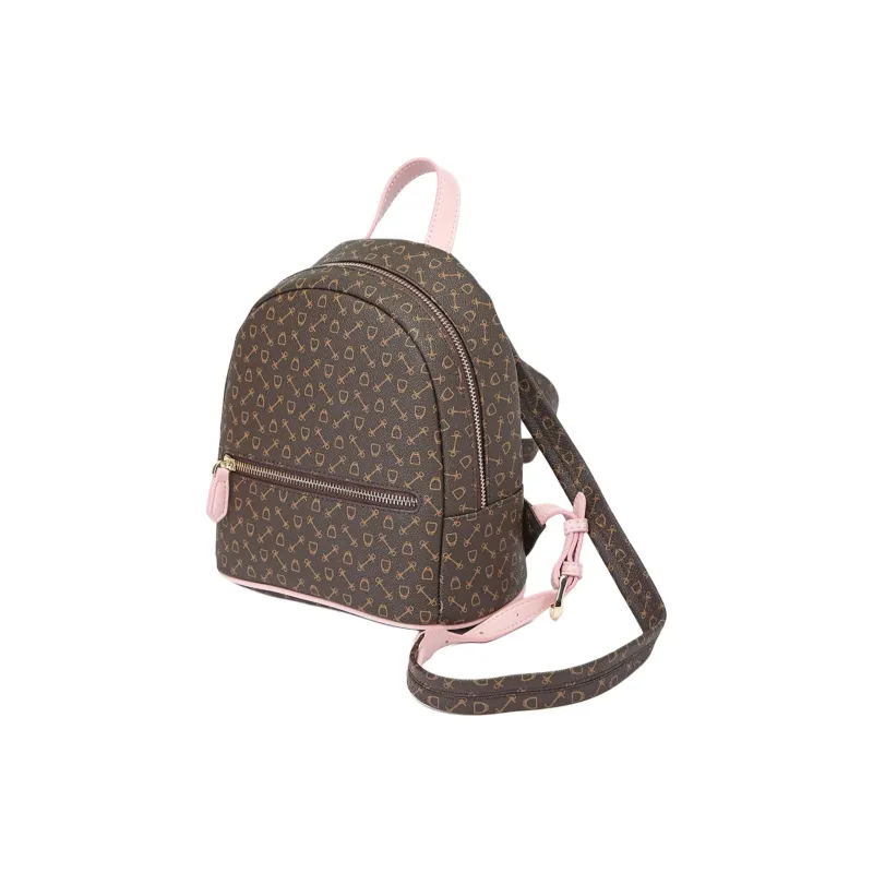 Why Artificial Leather Backpack Trumpets Women's Coffee/Coffee & Pink/Milk Tea/Matcha Green/Apricot-1