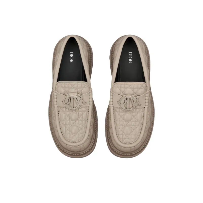 DIOR Dior Timeless Loafers Men's Beige-3