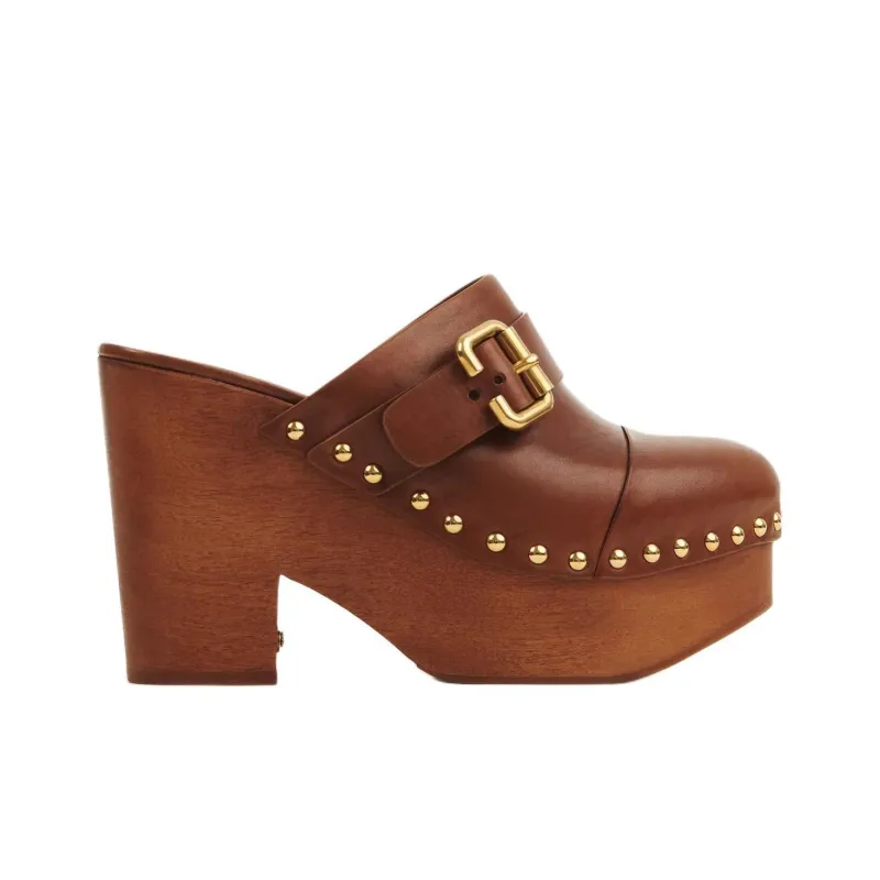 Chloé Jeannette Wedge Clogs-1