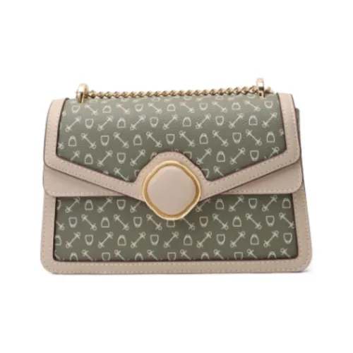 Why Artificial Leather Crossbody Bag Small Size Women's Milk White/Matcha Green