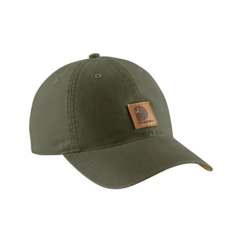 Carhartt Cotton Baseball Caps Unisex Dark Green-2