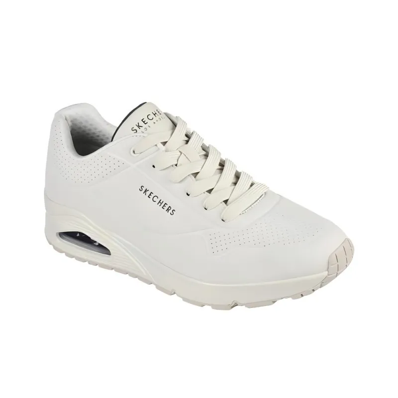 Skechers Uno Abrasion Resistant Slip Resistant Low Top Running Shoes Men's Ecru-2