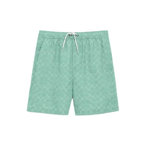 COACH Swimming Shorts Men Green