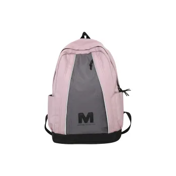S.REPHEN Nylon Backpack Regular Unisex Black White