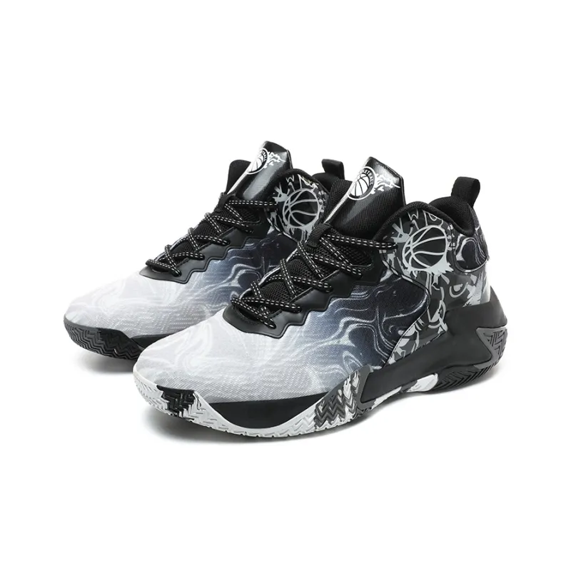 MUSNODO Shock Absorbers Slip Resistant, Abrasion Resistant, Breathable Mid Top Basketball Shoes Men's-2