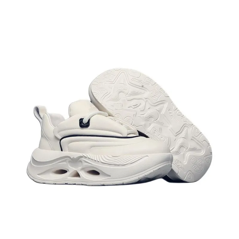 JANE HARLOW Low-Top Chunky Sneakers Women's White-3