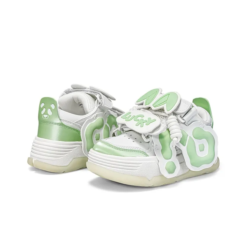 CN Skate Skateboard Shoes Unisex Low Top Avocado Green-2