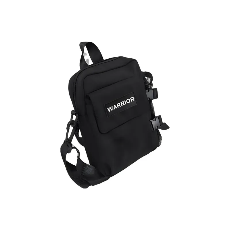 Warrior Nylon Shoulder Bag Regular Unisex Black-1