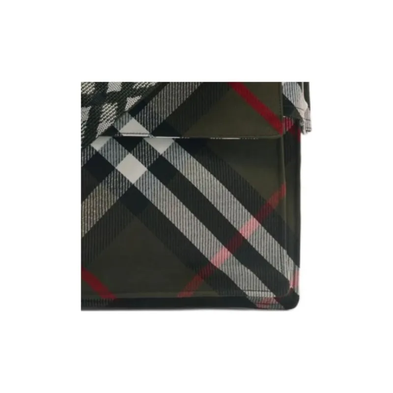 Burberry Trench Polyester Shoulder Bag Crossbody Bag Small Size Men's Lake Color-3