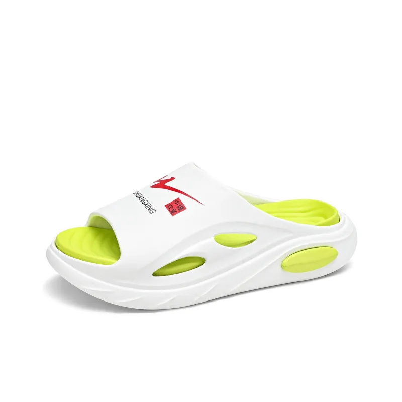 Binary Quiet Slip Resistant Odor Resistant Abrasion Resistant Quick Dry Antibacterial Massage Slide Slippers Men's-10
