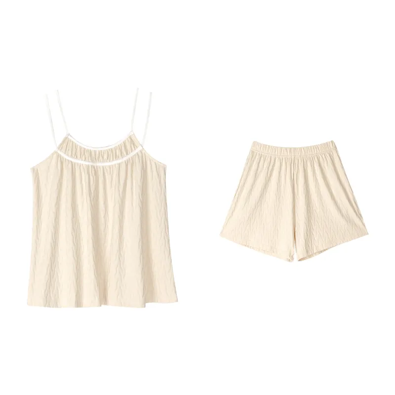 Song Qianya Pajama Set Women's Brown-0