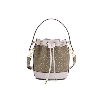 Why Artificial Leather Crossbody One Shoulder Handbag Small Size Women's Coffee/Apricot & Pink/Milk Tea