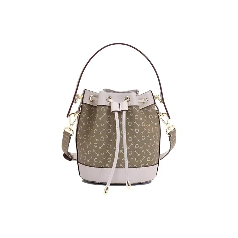 Why Artificial Leather Crossbody One Shoulder Handbag Small Size Women's Coffee/Apricot & Pink/Milk Tea-0