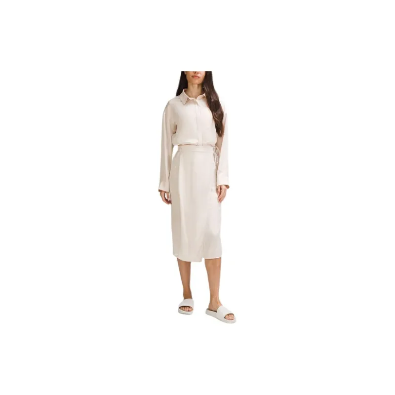 Lululemon Logo Charm Casual Long Skirt Women's-1