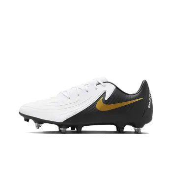 Nike Phantom GX SG Metal Long Studs Anti Slip Wear Resistant Soccer Shoes Unisex Black White