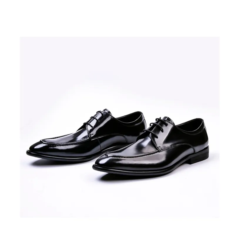 ASTON M.JAZZ Dress Shoes Men Low Top Black/Blue/Burgundy-6