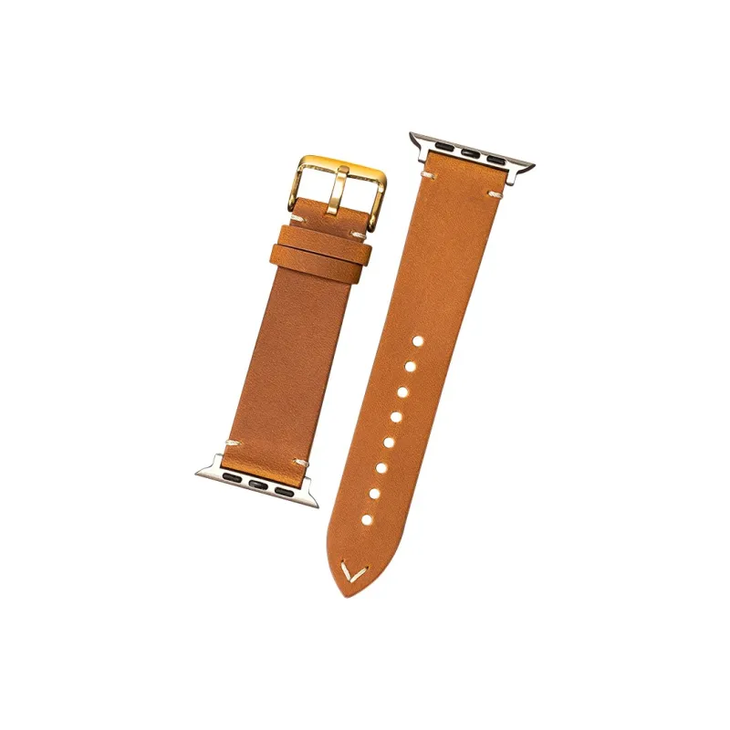 FUDIEN Apple Compatibility Watch Band Cowhide Leather Material-15