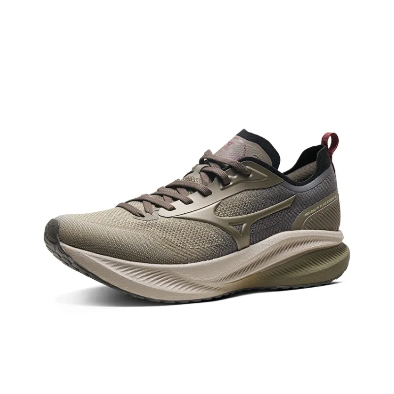 Mizuno Cushioning Anti-Slip And Wear-Resistant Support Low-Top Running Shoes Unisex Camouflaged Green-1