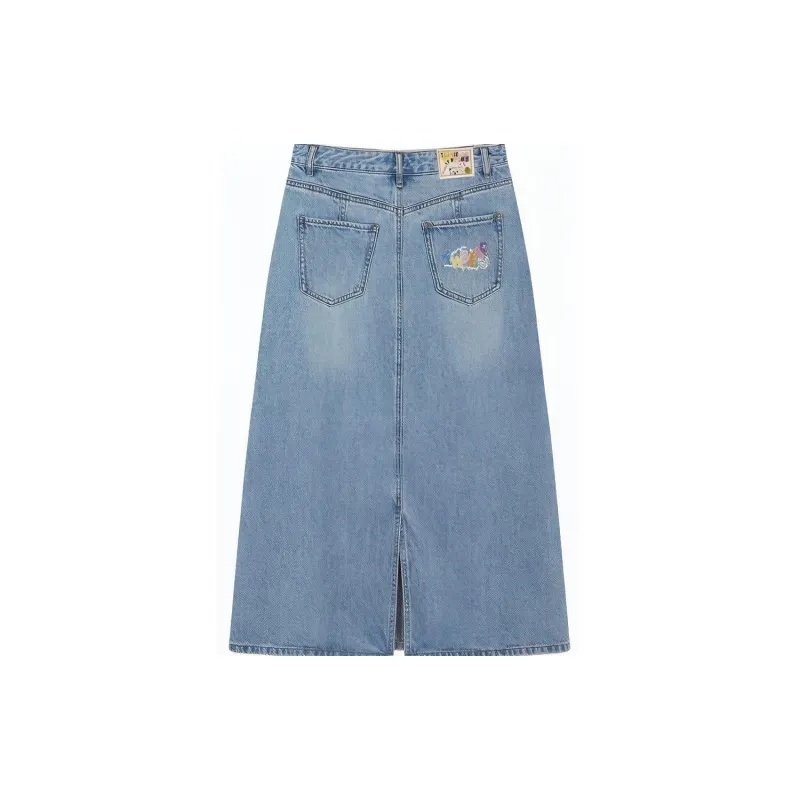 Teenie Weenie Casual Short Skirts Women's Light Blue-1
