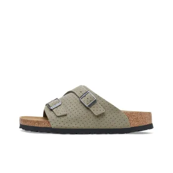 Birkenstock Zurich Slide Slippers Unisex Gray Regular