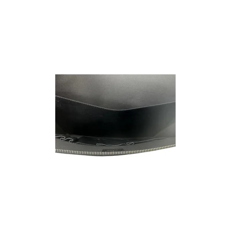 MONTBLANC Cow Leather Clutch Large Size Unisex Black-3