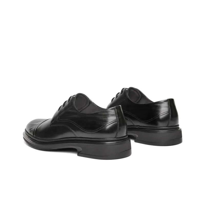 BELLE Dress Shoes Men Low-Top Black-3