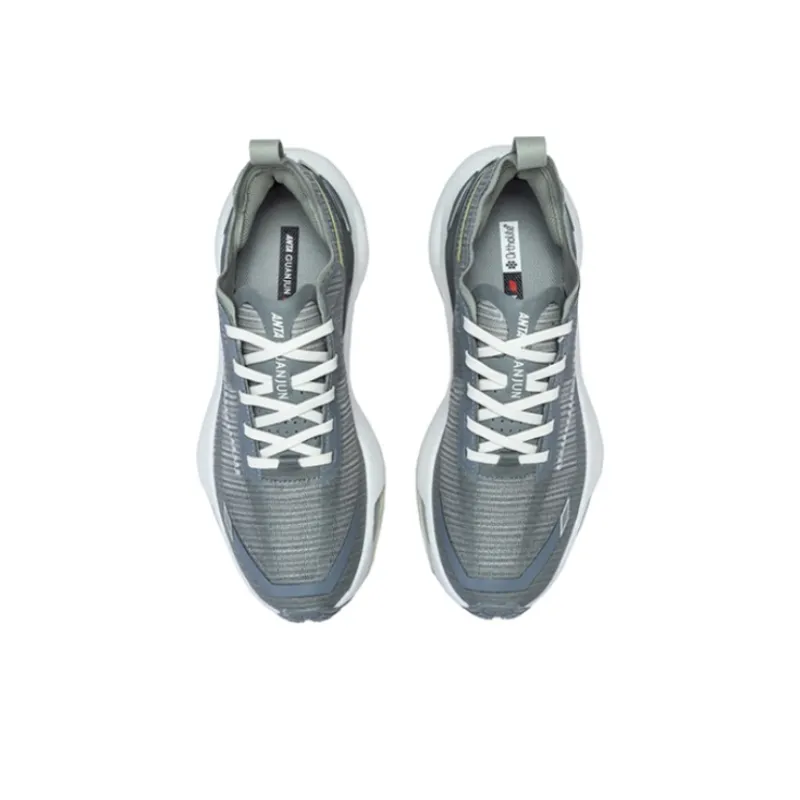 Anta Anti Slip Wear Resistant Low Top Outdoor Shoes Men's Granite Gray-2