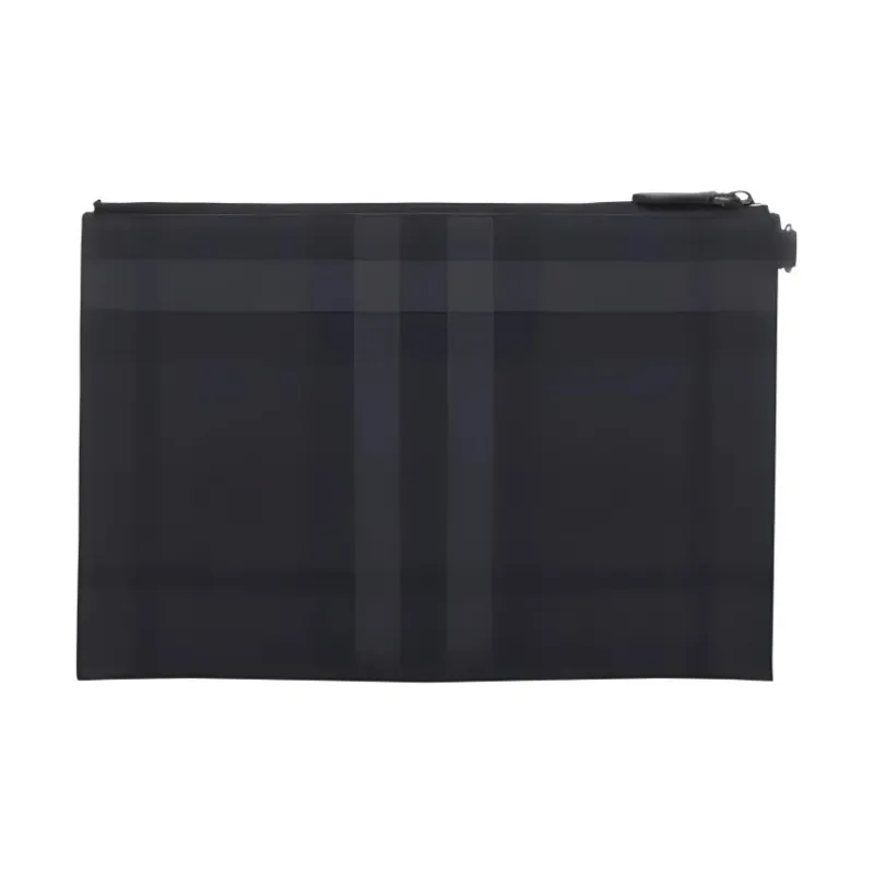Burberry Cotton Clutch Men's Black-1