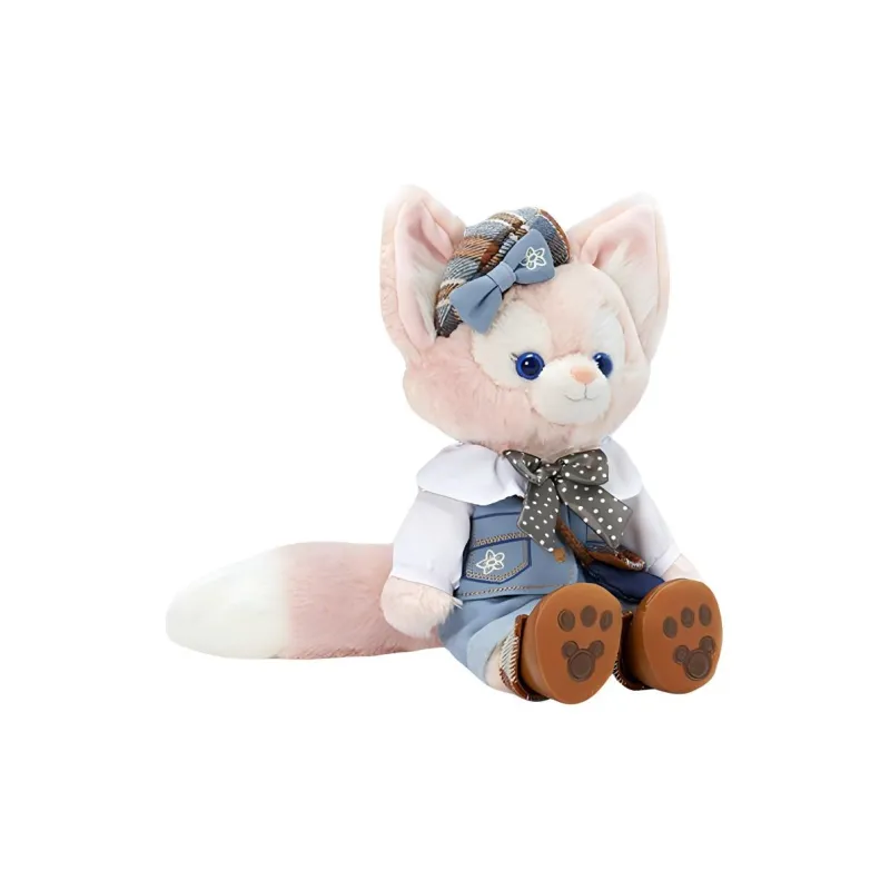 Disney LinaBell 2024 Duffy Denim Style Toy Playground Dolls Plush Doll 21.5cm Height-3