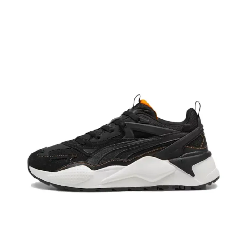 PUMA RS X Anti Slip Wear Resistant Low Top Casual Shoes Unisex Black-0