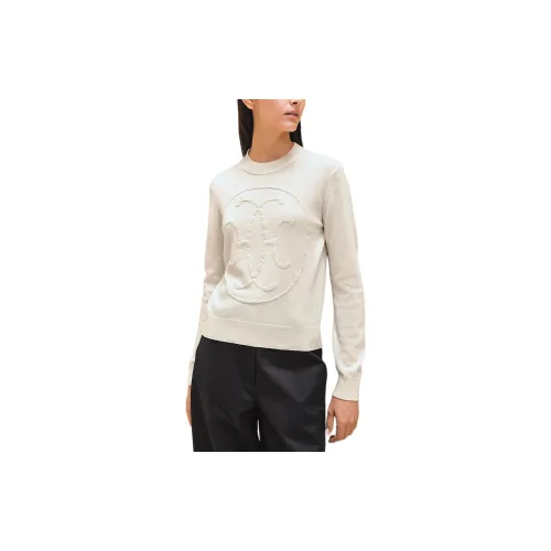 HERMES Cashmere Sweaters Women's White