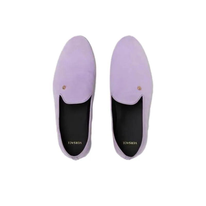 VERSACE Loafers Men's Pink Purple-2