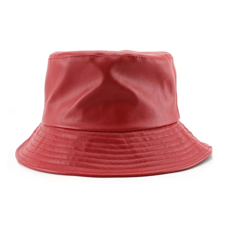 Yamaichi Maru Leather Bucket Hats Unisex-2