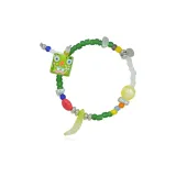 Green Beads and Green Face