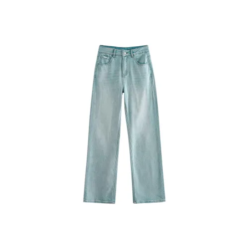 Initial language Jeans Women's Vintage Green